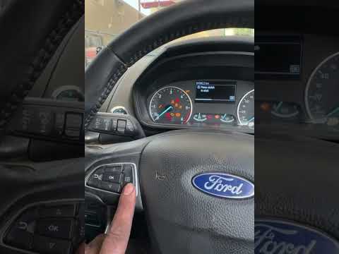 Ford Ecosport 2020 model service light reset