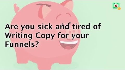 Are you sick and tired of writing copy for your funnels?