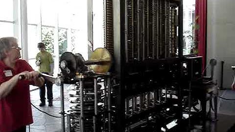 Babbage Machine at the Computer History Museum - Rear