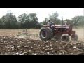 IH international tractors plowing