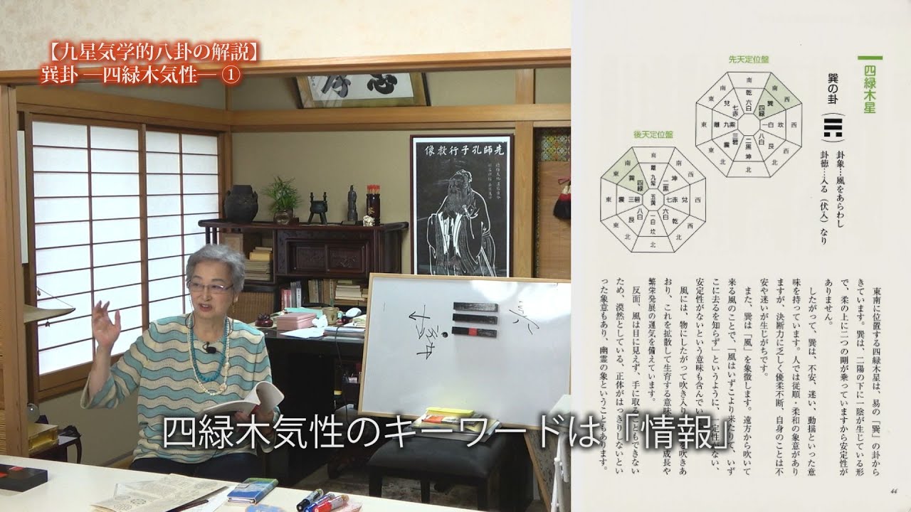九星気学的八卦の解説　巽卦 ―四緑木気性―①【#こよみをよみこむ】