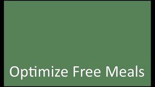 Watch: Optimize Free Meals, Expanded Free Meals &amp; CEP