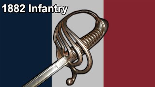 French Sabre with a Toledo Blade and a Steel Hilt