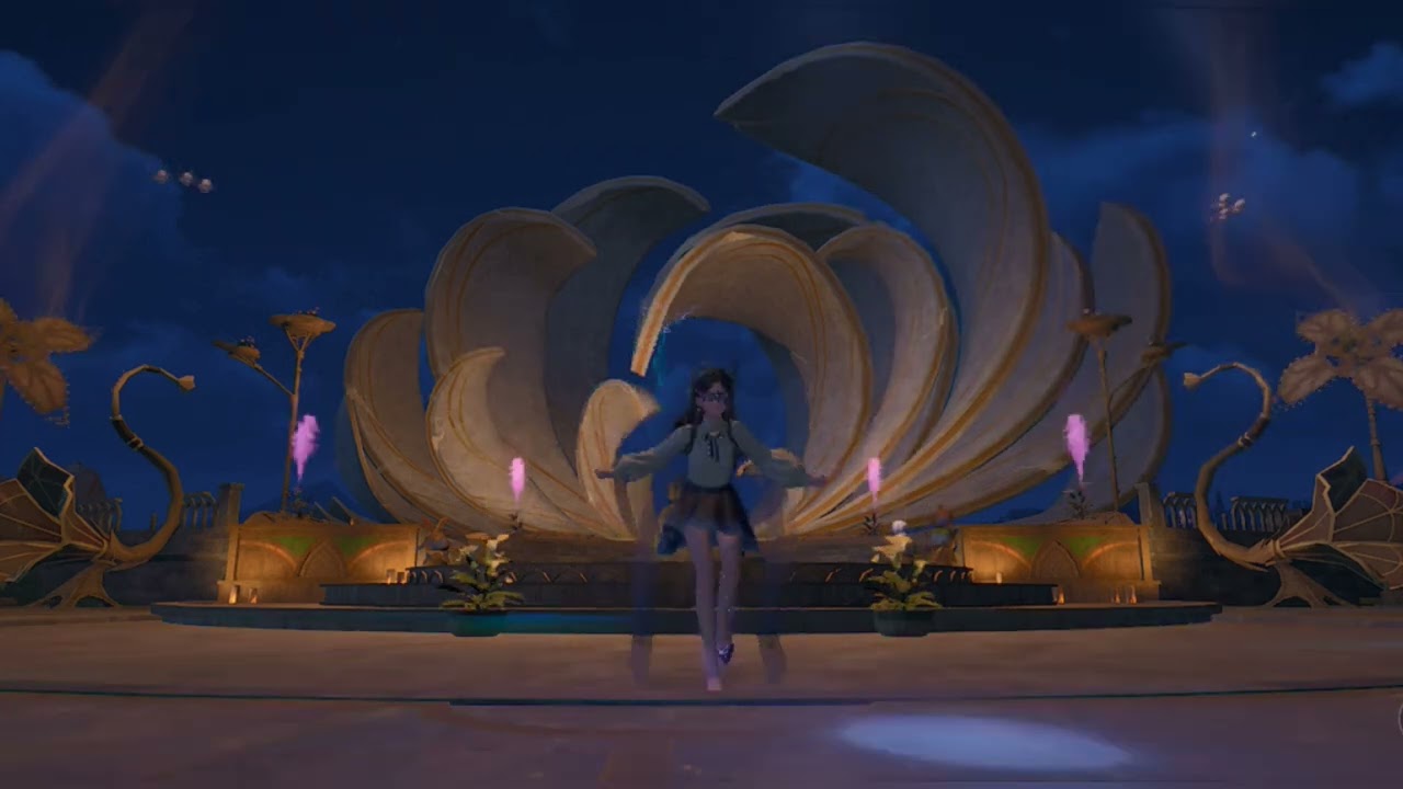 Just Nikki dancing in the carnival of Faewish Sprites