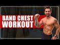 RESISTANCE BAND CHEST WORKOUT! Follow Along with Me at HOME! Big Chest Pump!...