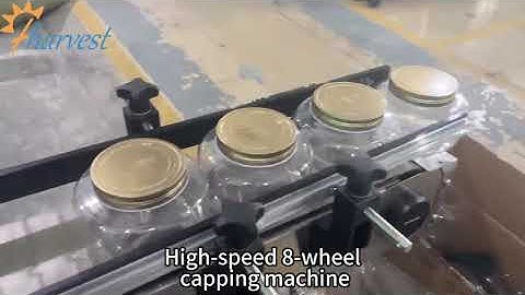 High-speed 8-wheel capping machine with built-in high-precision crooked cap rejection