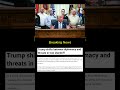 Trump shifts between diplomacy and threats in Iran standoff #shorts #news