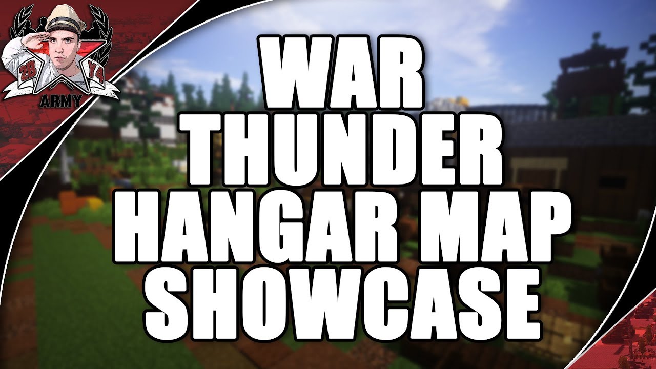 Minecraft War Thunder Hangar Map Showcase + Download YouTube