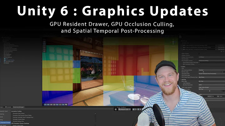 Graphics Features and Tools in Unity 6 Feel Like MAGIC! STP, Resident Drawer, and Occlusion Culling!