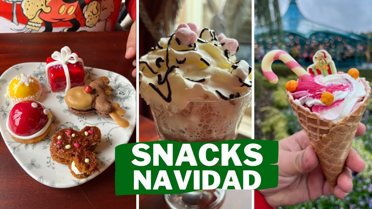 🎅🏻 Guía SNACKS de Navidad en DISNEYLAND PARIS 2022 🍰