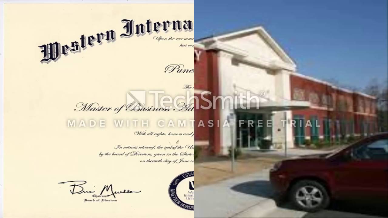 MBA Degree From  Strayer University