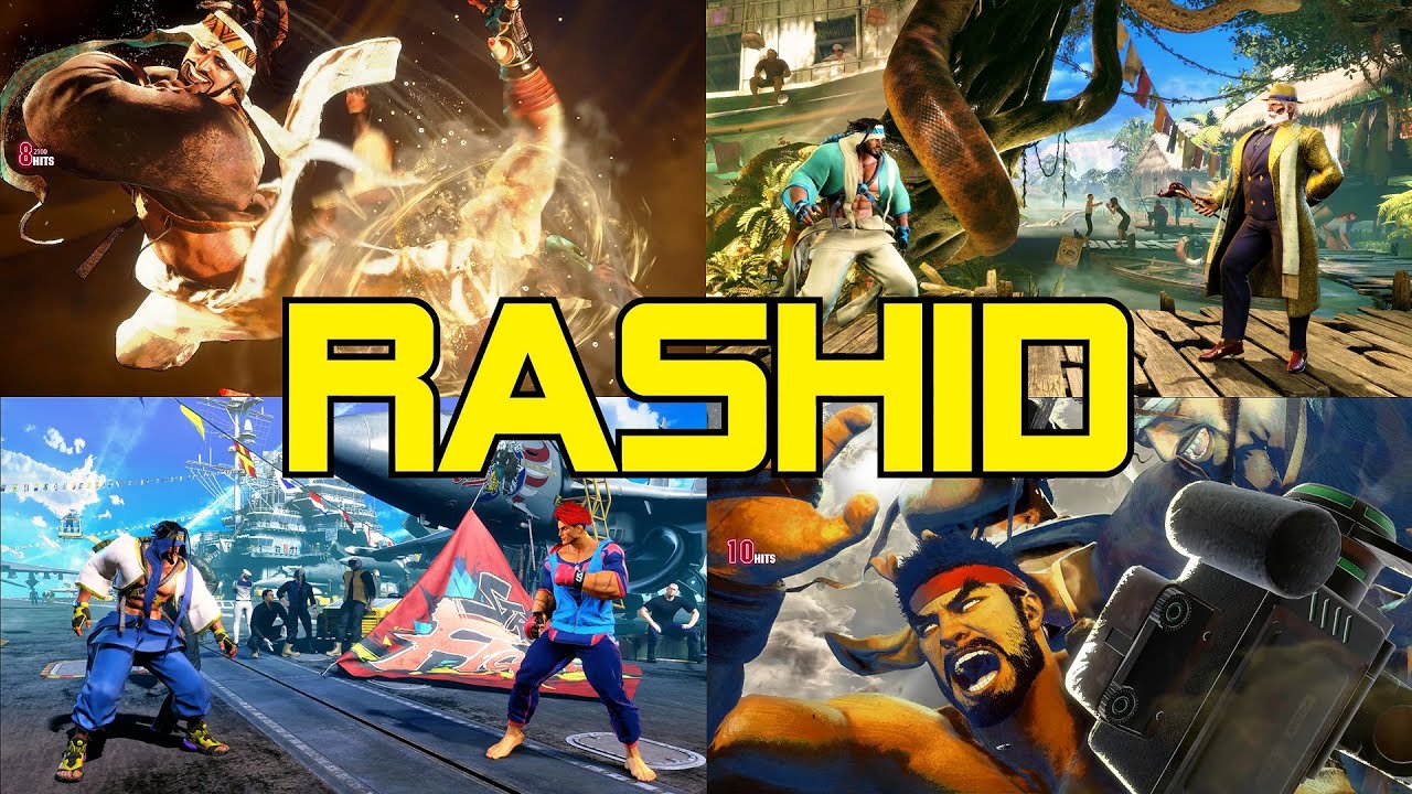 Rashd R RASHID GREAT FIGHTS 🤜 New Character SF6 gg Well Played - YouTube