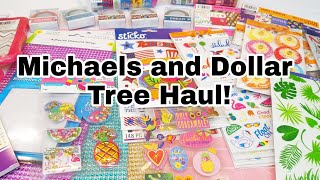Michaels & Dollar Tree Haul | Planning With Eli