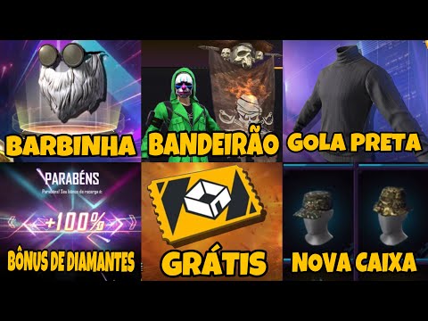 Conta De Free Fire (Gola Alta Preta, Barbinha + Bônus!) - DFG