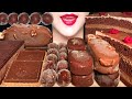 ASMR CHOCOLATE ICE CREAM, CAKE, MAGNUM ICE CREAM, BEADED ICE CREAM MUKBANG 초콜릿 디저트 먹방 EATING SOUNDS