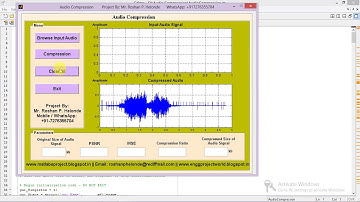 Audio Compression using Matlab Project Source Code