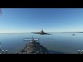 【Microsoft Flight Simulator 2020】ヒースロー空港からモンサンミッシェルまで ひとっ飛び!音速ジェット戦闘機で何分で行ける?