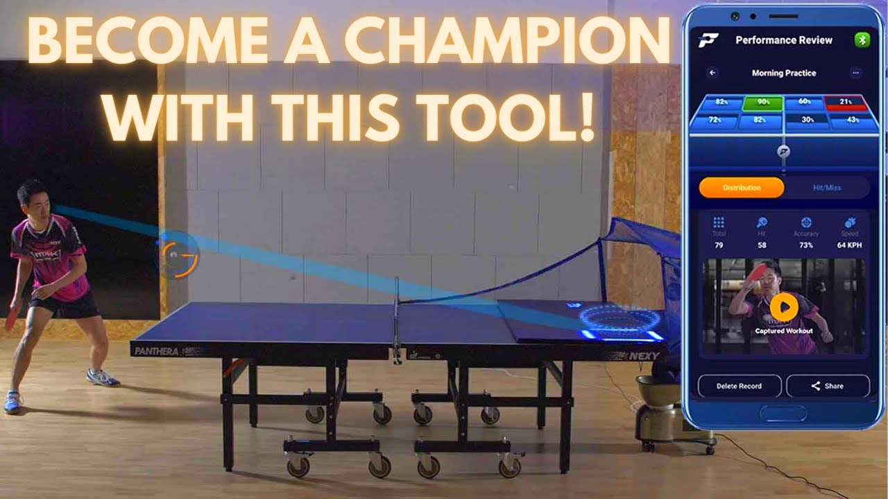 What is the most advanced table tennis training tool in the market