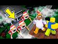 SCAPPIAMO DALLA BASE IN ARIA DI GOO GOO GAGA CON BELLAFACCIA E BABYFACCIA SU ROBLOX ITA!!😰