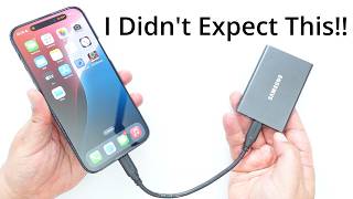 iPhone 16 Pro Max Problems Recording ProRes 4K 120FPS To An External USB-C SSD Using The Samsung T7