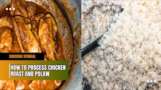 স্বাদের পোলাও ও চিকেন রোস্ট তৈরি করুন । Delicious Polaw and Chicken Roast Recipe