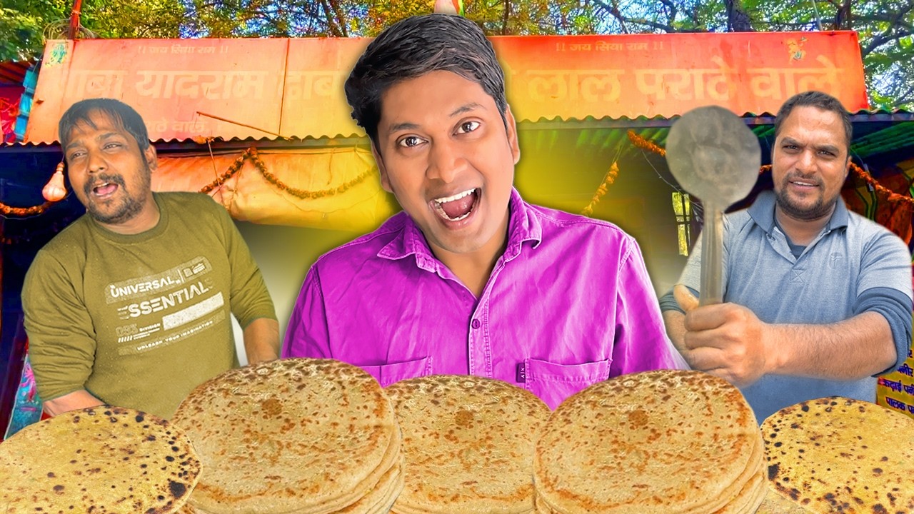 Trying Viral Paratha of Agra