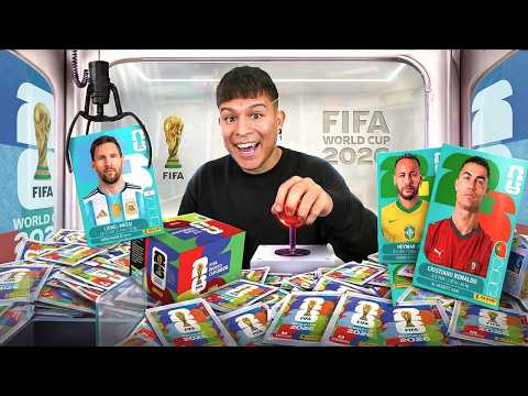 Vacié la Maquina de Gancho con Sobres del Mundial y Completé el Álbum!