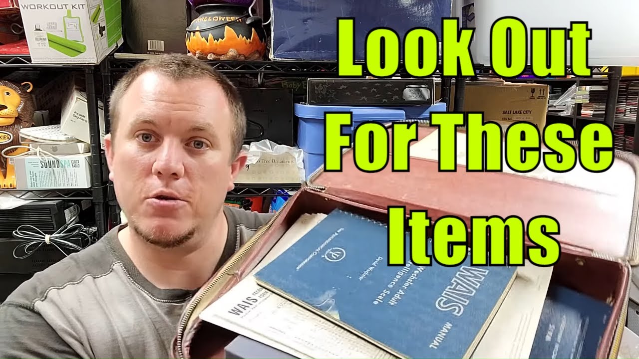 Look Out For These Items at Garage Sales What Sold on Ebay YouTube