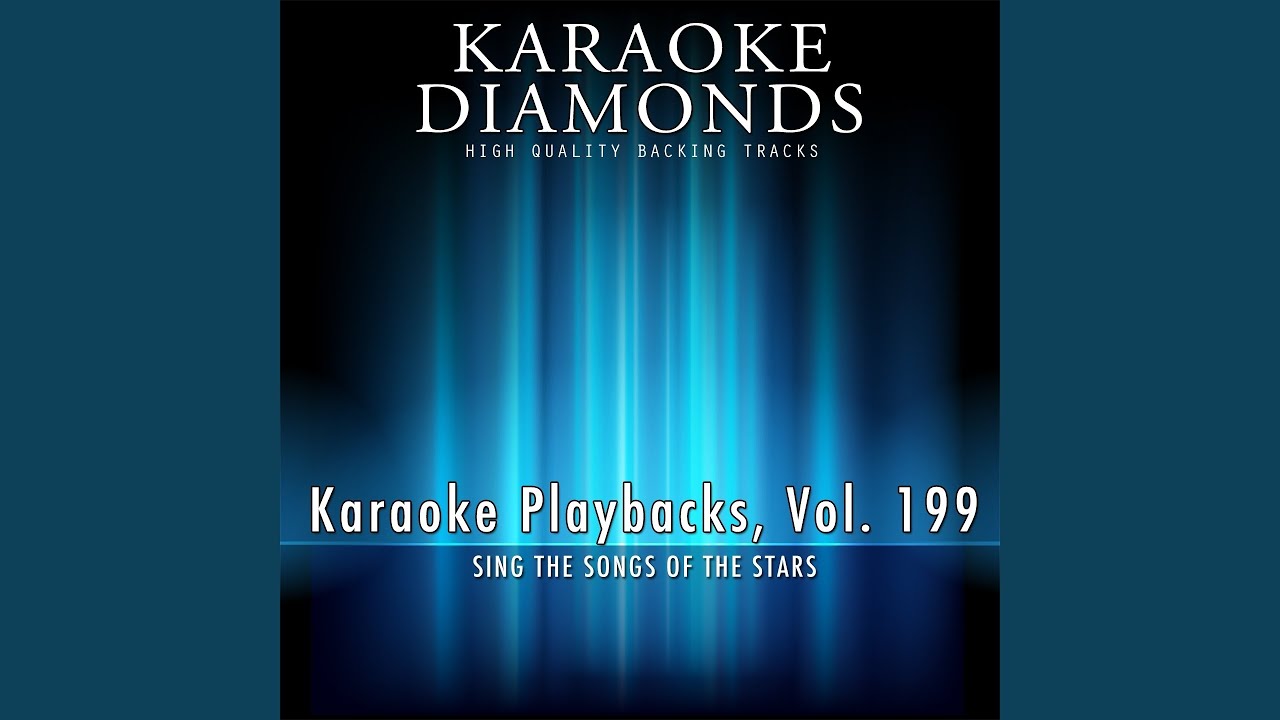 Why did you do it karaoke version originally performed by stretch