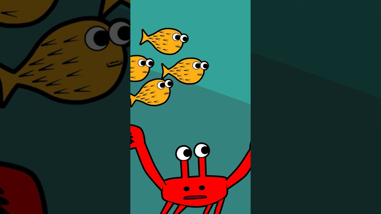 Spooky Fish Singing! 🐟 Clawlolo 🦀🎶 Music and Dancing for Kids 🎶🐠