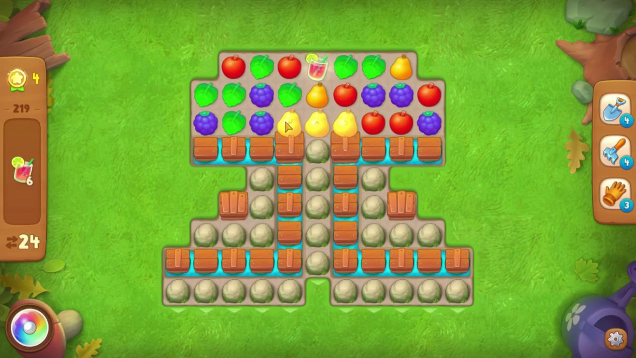 Gardenscapes level 219 YouTube