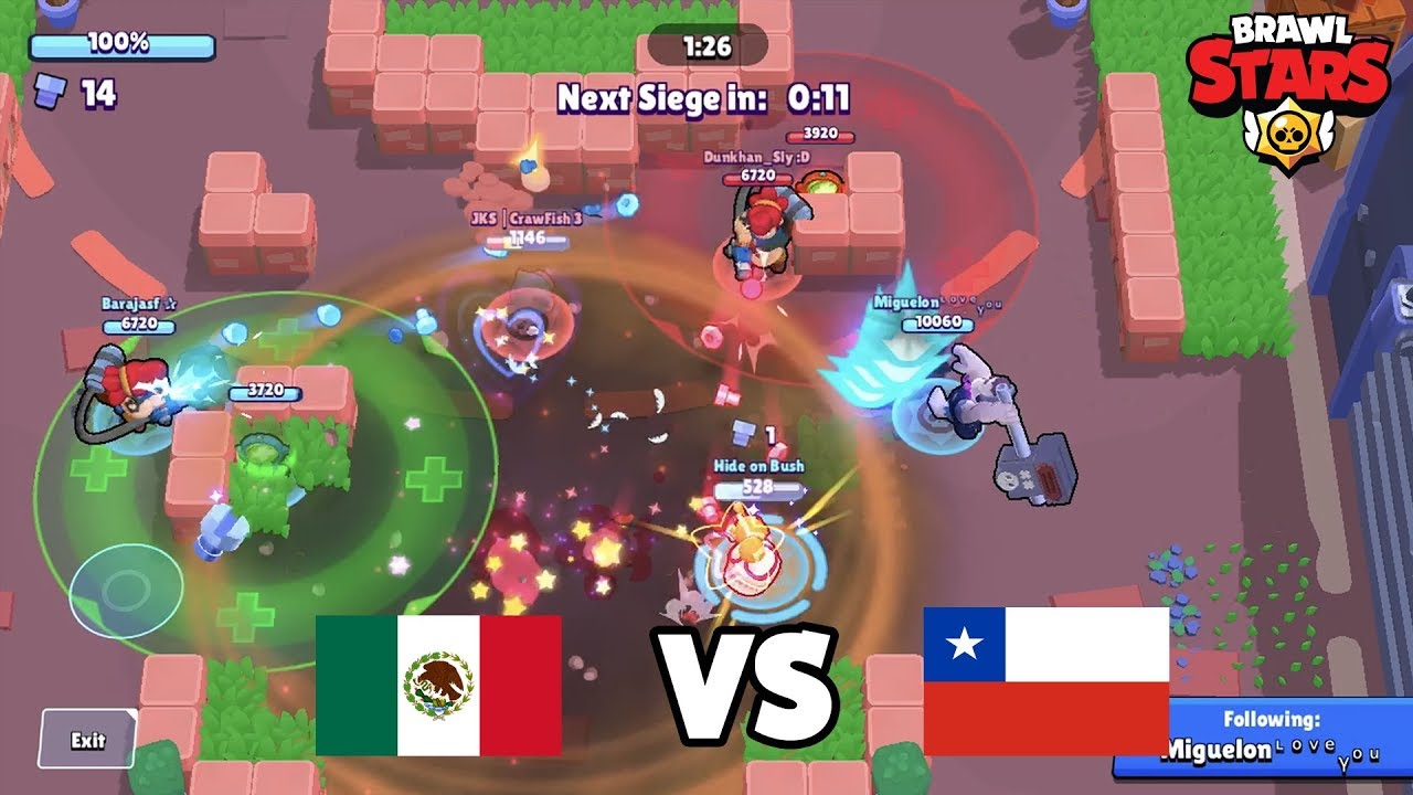 México vs Chile 🇲🇽 🇨🇱 (Zhar, Dunkhan, Miguelon) | Brawl Stars