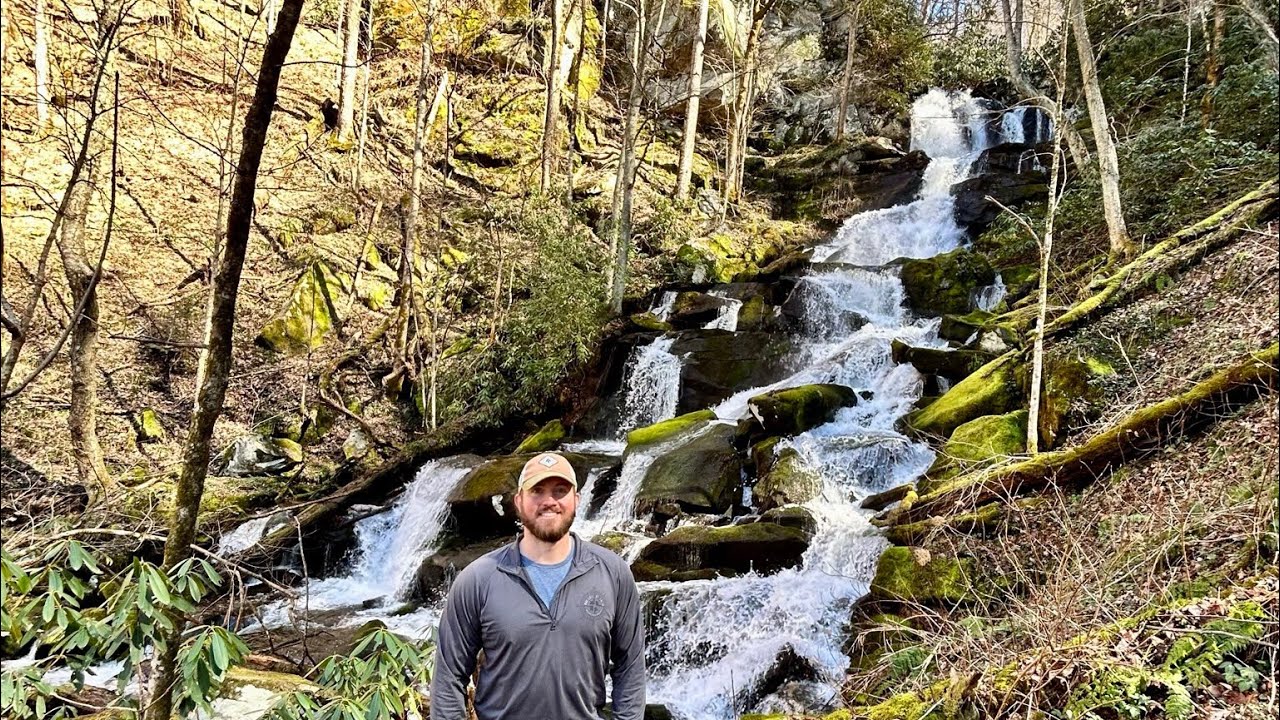 Mills Creek Falls off trail adventure - Great Smoky Mountains NP