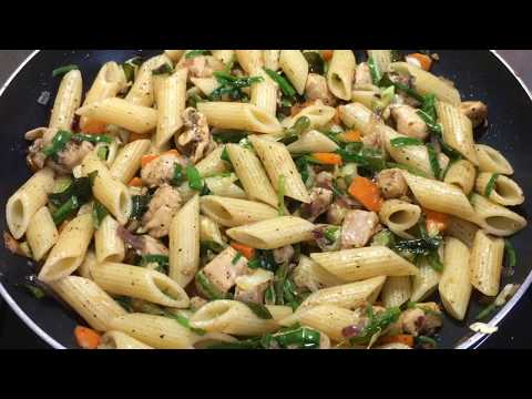 චිකන්-පැස්ටා-රසට-හදන-හැටි---chicken-pasta-recipes-sinhala-|-chicken-macaroni-recipe-sinhala