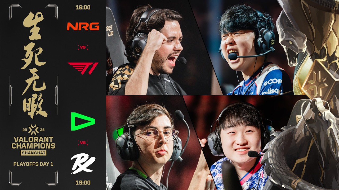 [TH] NRG vs T1 | LOUD vs PRX - VALORANT Champions Shanghai - Playoffs Day 1