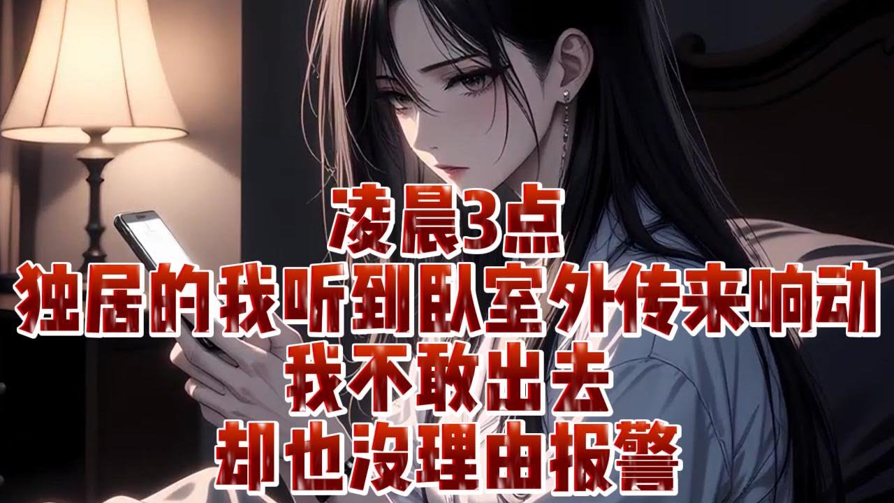 凌晨3點，獨居的我聽到卧室外傳來響動，我不敢出去，卻也沒理由報警｜小七動漫