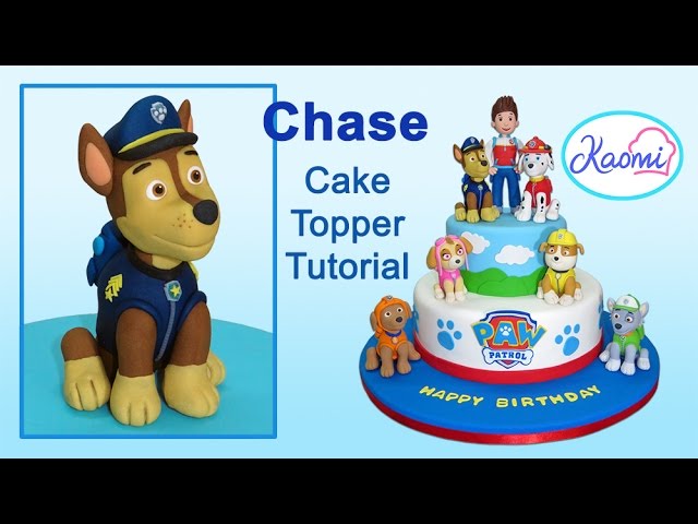 Tarta Fondant Patrulla canina Chase