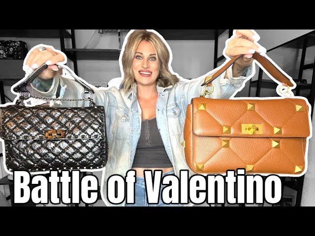 Battle of the bags - Valentino Roman stud VS Valentino Rockstud spike bag 