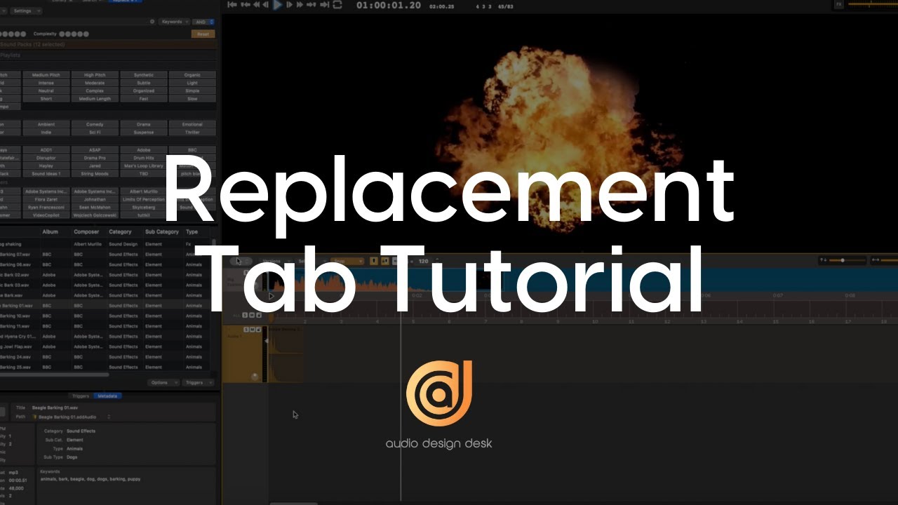 Replacement Tab Tutorial - Audio Design Desk