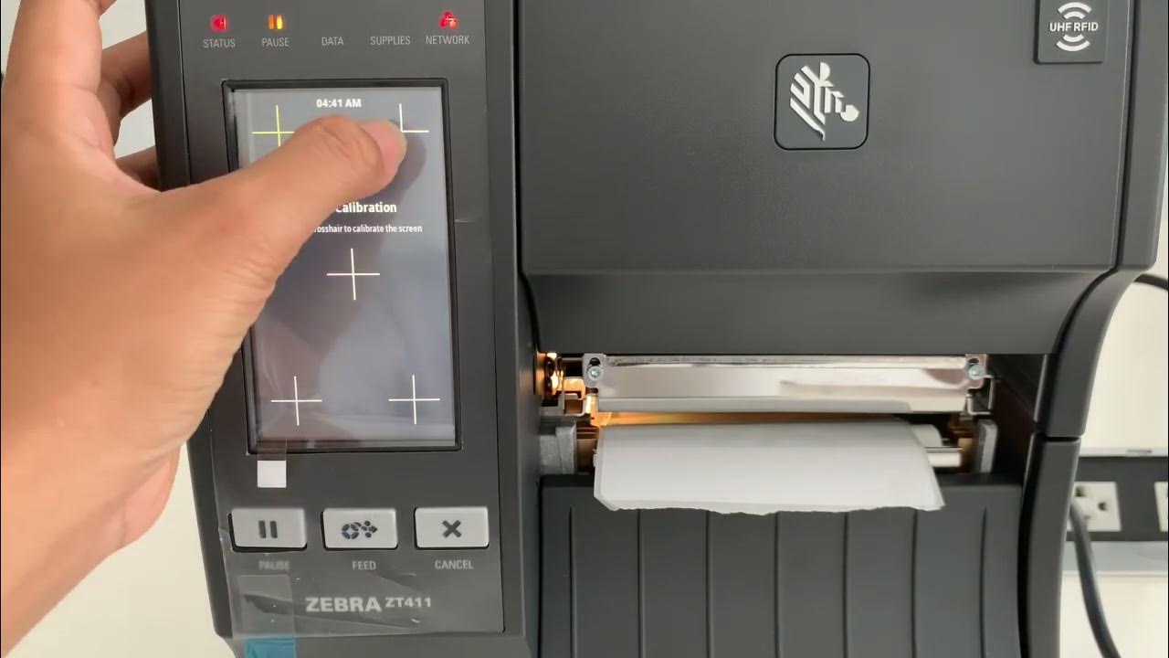 Zebra ZT411 Screen Calibration YouTube