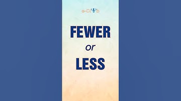 Fewer vs. Less — Most People Still Get This Wrong! | Mini Grammar Battle