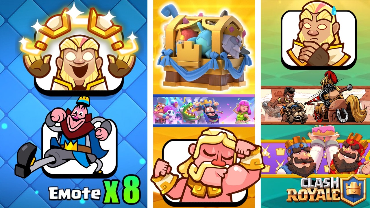 All New FREE Rewards in Clash Royale! Free Emotes for Everyone and More in New Season! 
