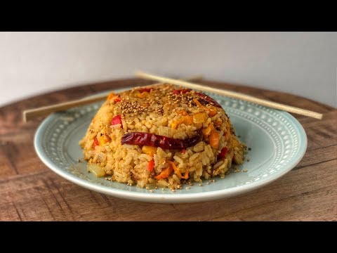 Fried Rice with Egg and Vegetables | Asian Rice | Recipe | We Know what to cook!