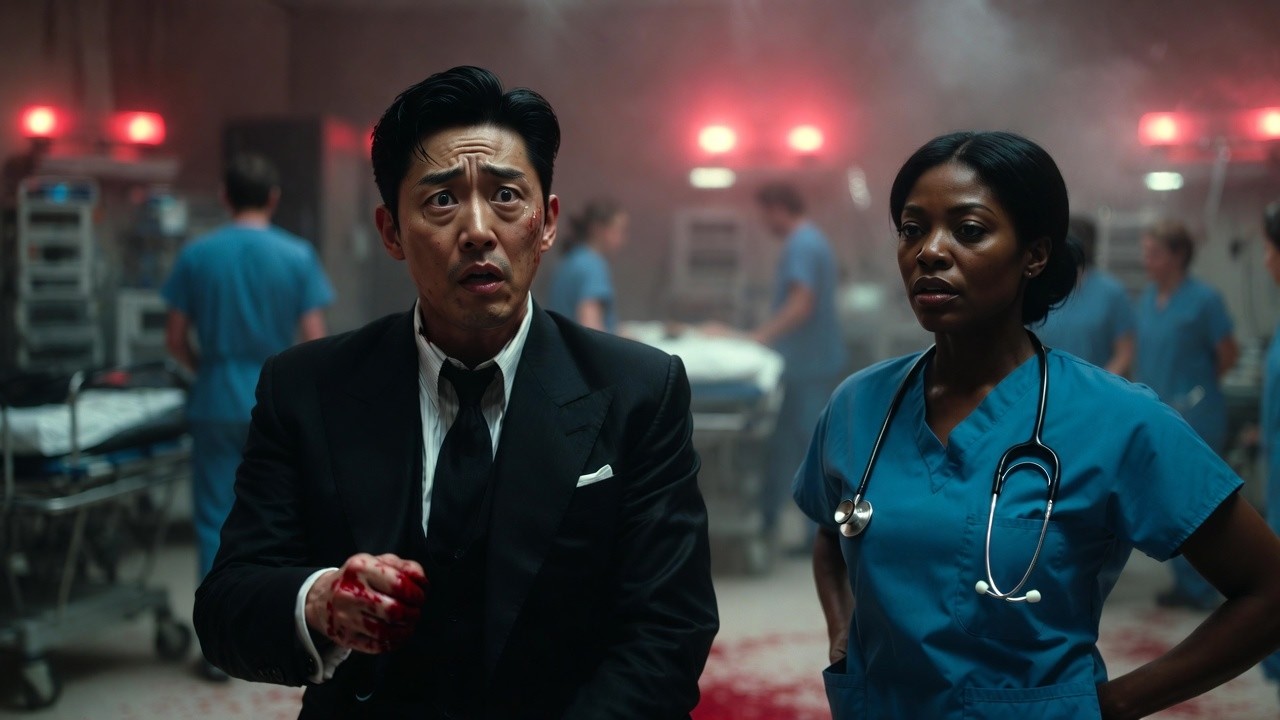 Korean Mafian Boss Was At The Hospital To See His Mom And He Fell For A Pretty Black Nurse