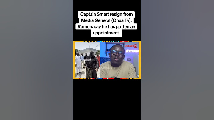 Captain Smart resign from  (Onua Tv).Rumors say he has gotten an appointment #ghananews #onuatv #ndc