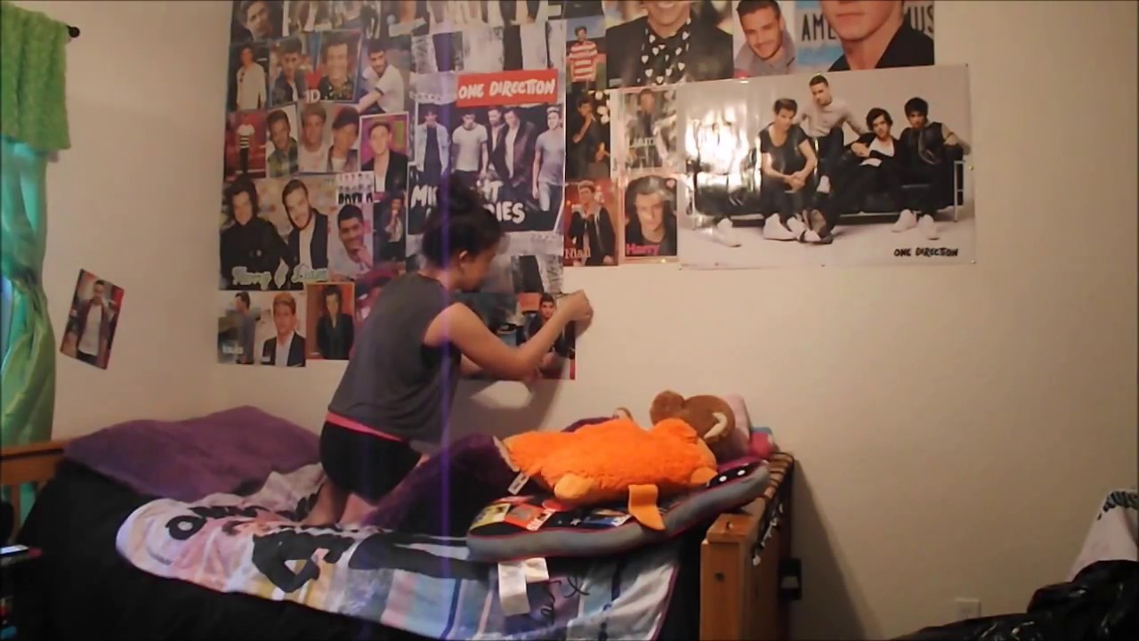 Putting Up One Direction Posters