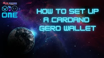 How to set up a Cardano Wallet | Gero Wallet