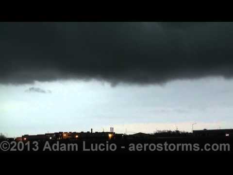 Thunderstorm Rotation Springfield Illinois January 29th 2013