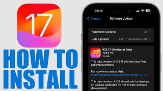 iOS 17 Beta Released - How to Install ( FREE )