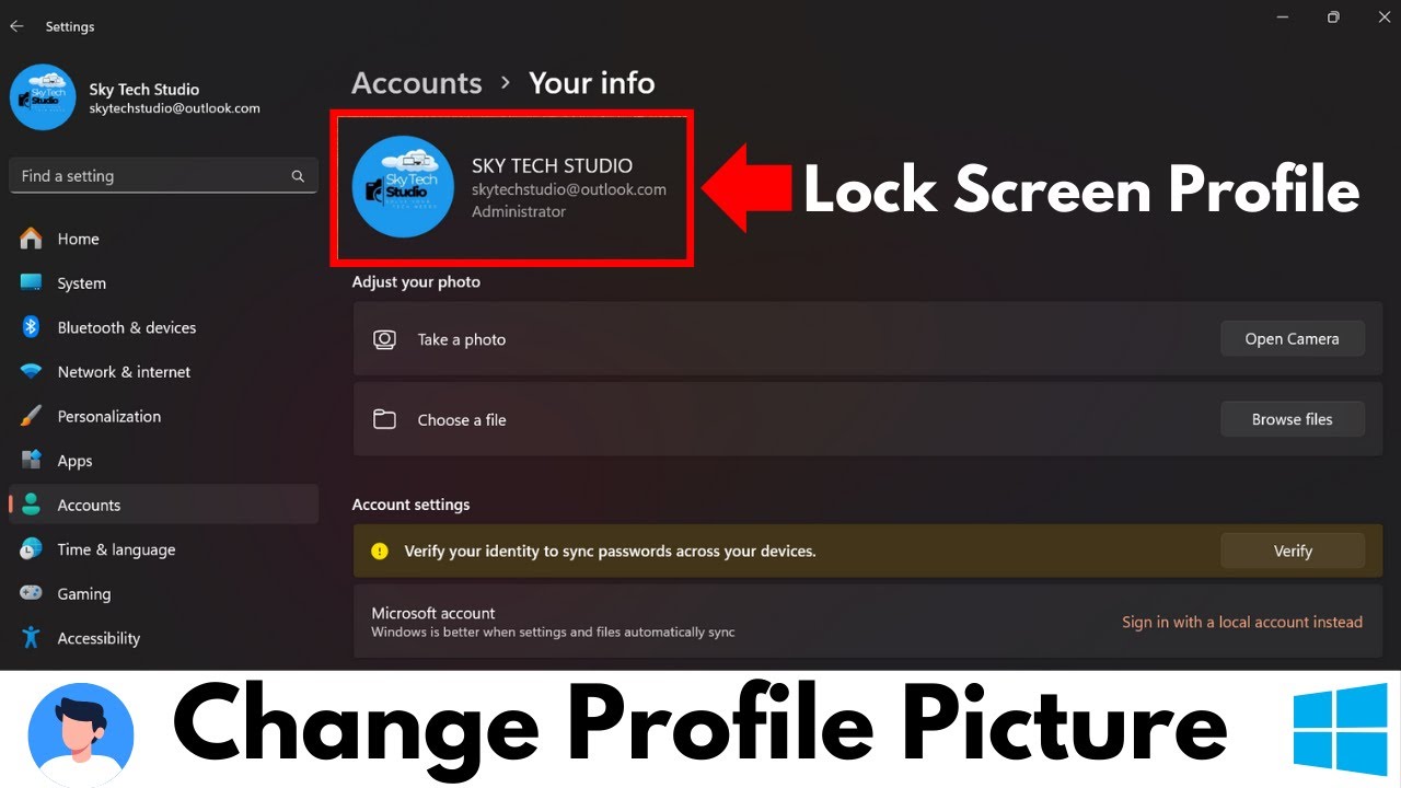 How To Change Profile Picture In Windows 11 User Profile Picture how-to-change-profile-picture-in-windows-11-user-profile-picture